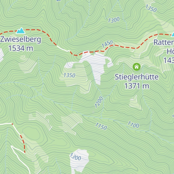 Map of Schlaghalthütte
