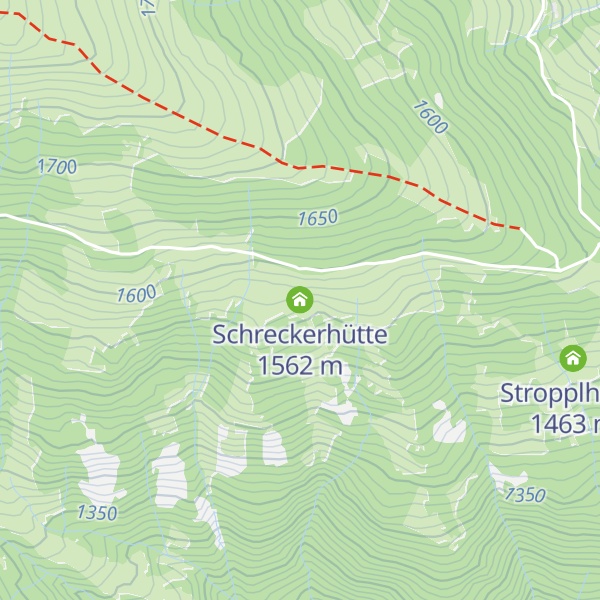 Map of Schreckerhütte