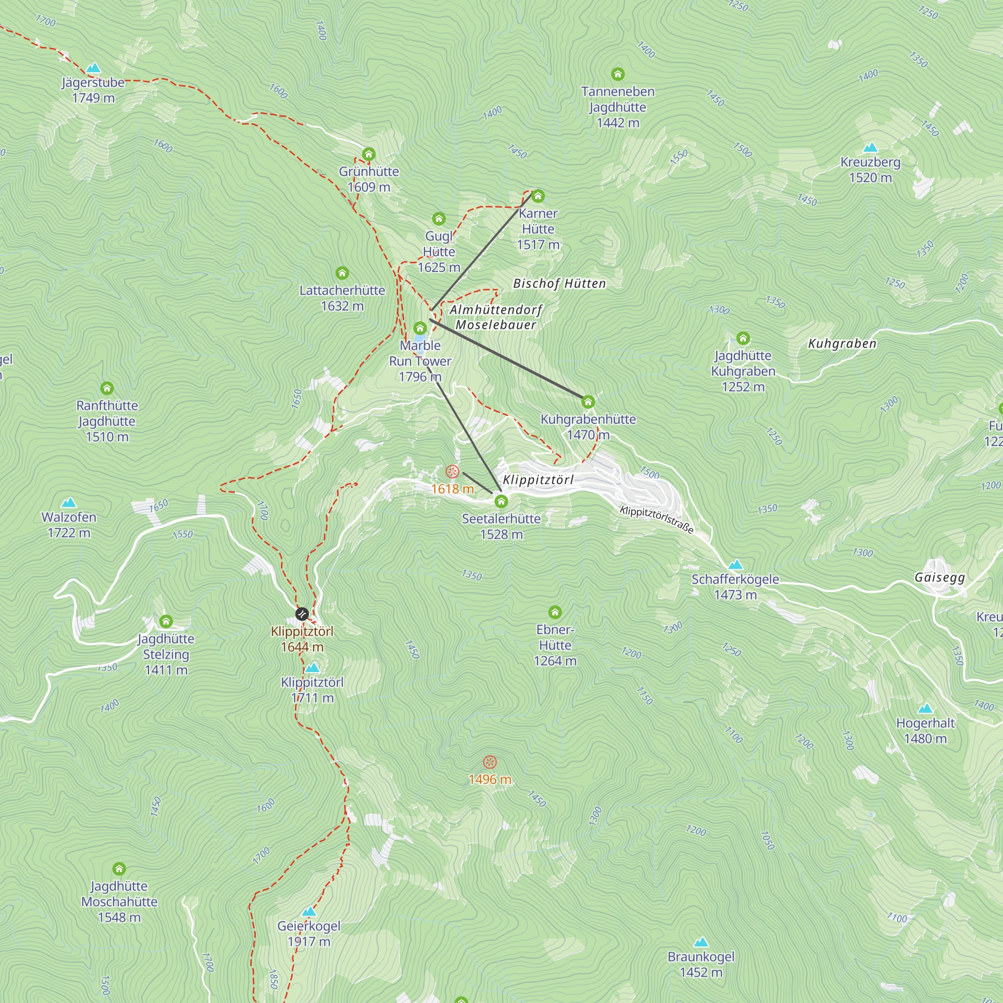 Seetalerhütte map