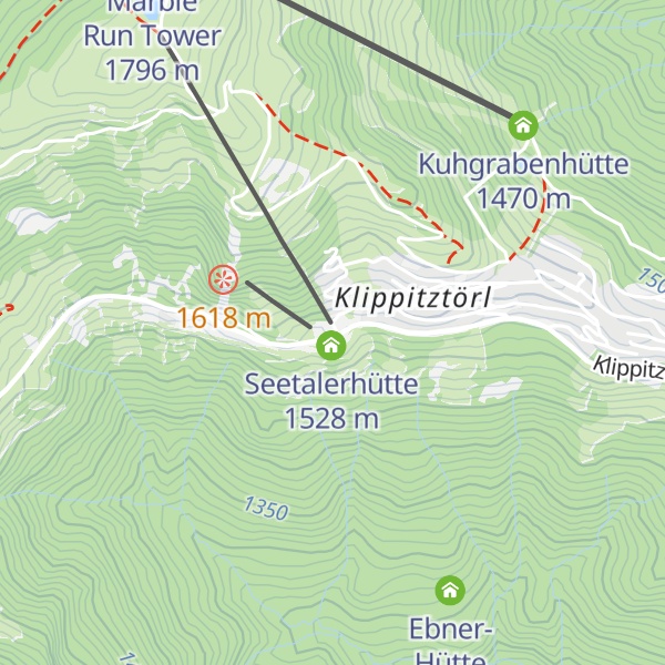 Map of Klippitzhütte
