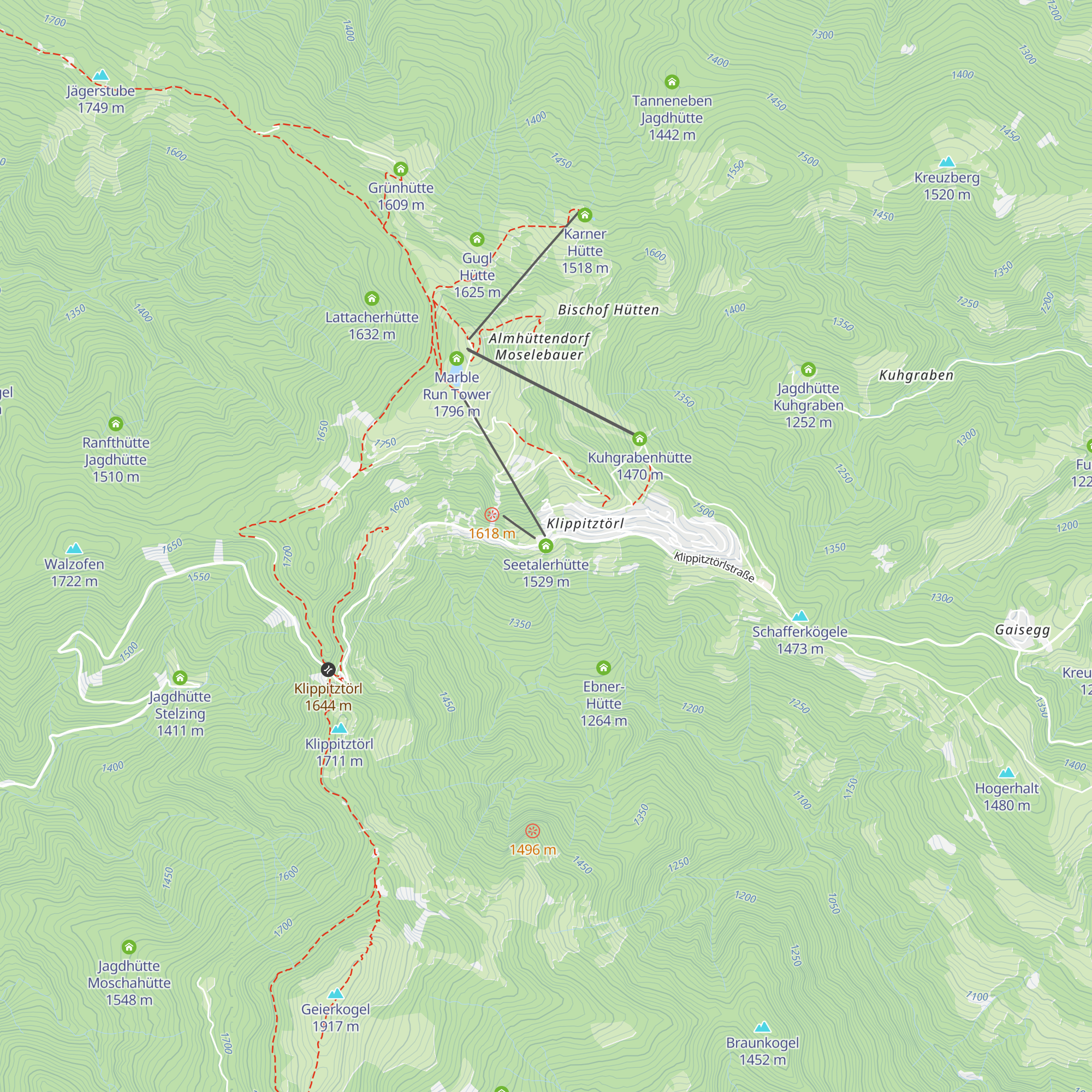 Seetalerhütte map