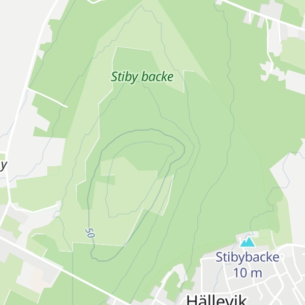 Map of Stiby backe