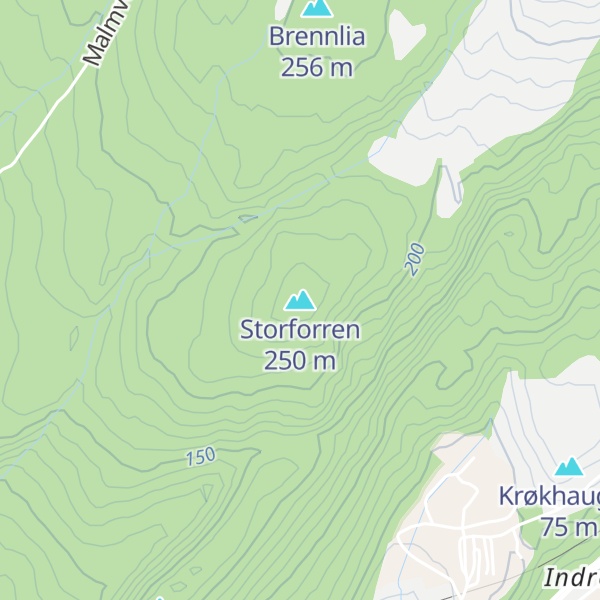 Map of Storforren