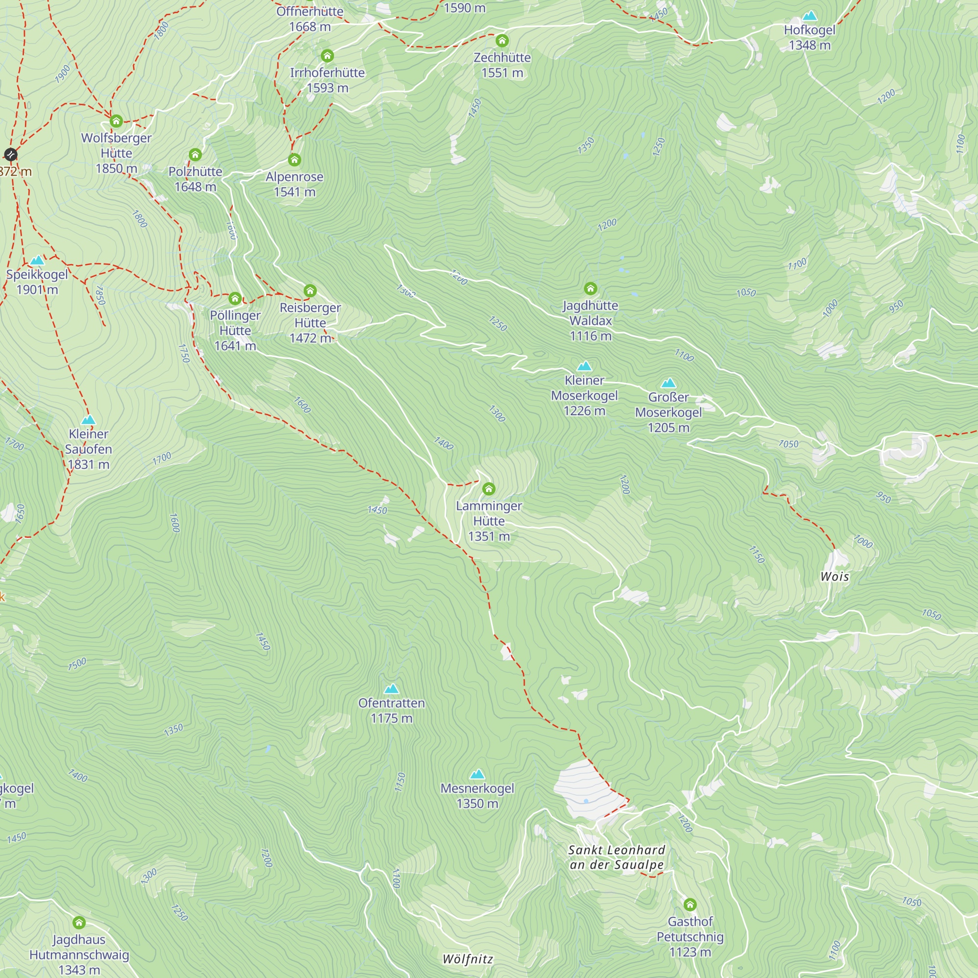Lamminger Hütte map