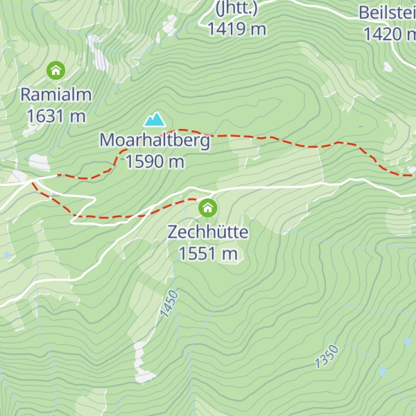 Map of Zechhütte
