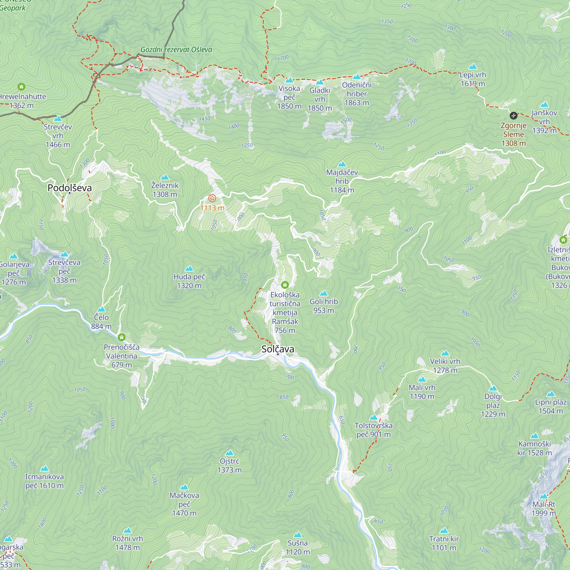 Ekološka turistična kmetija Ramšak map