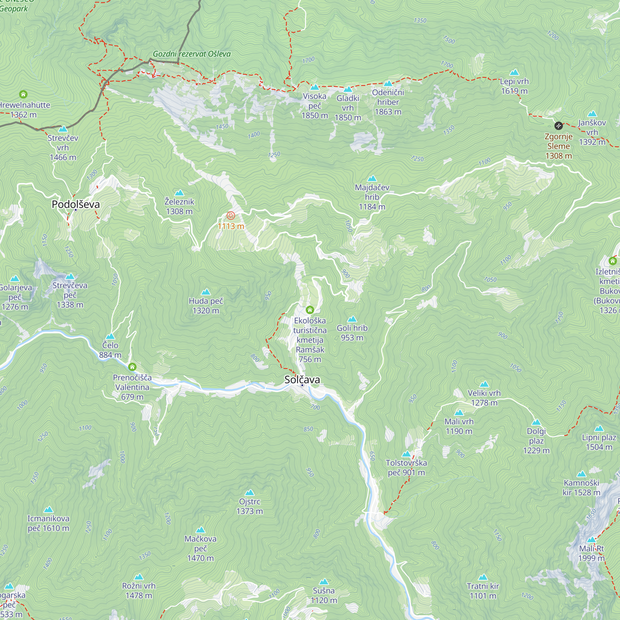 Ekološka turistična kmetija Ramšak map