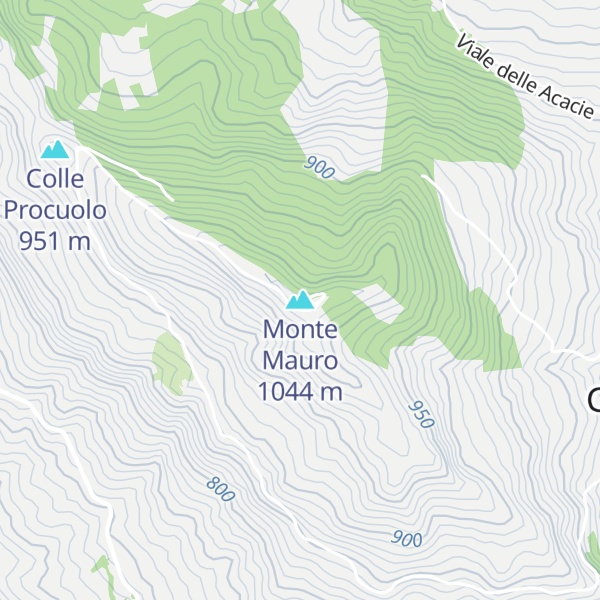 Map of Monte Mauro