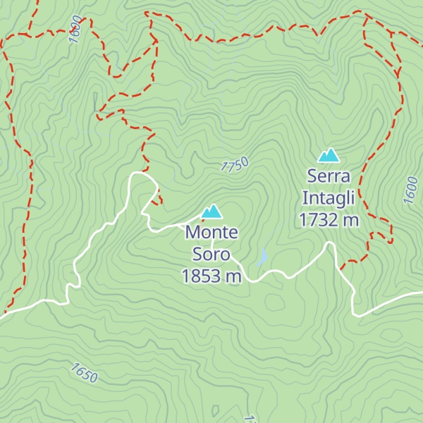 Map of Monte Soro