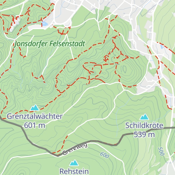 Map of Querxenhütte