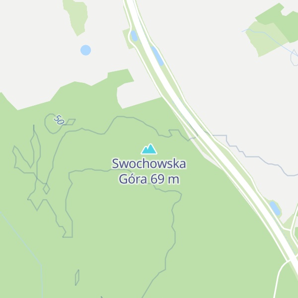 Map of Swochowska Góra