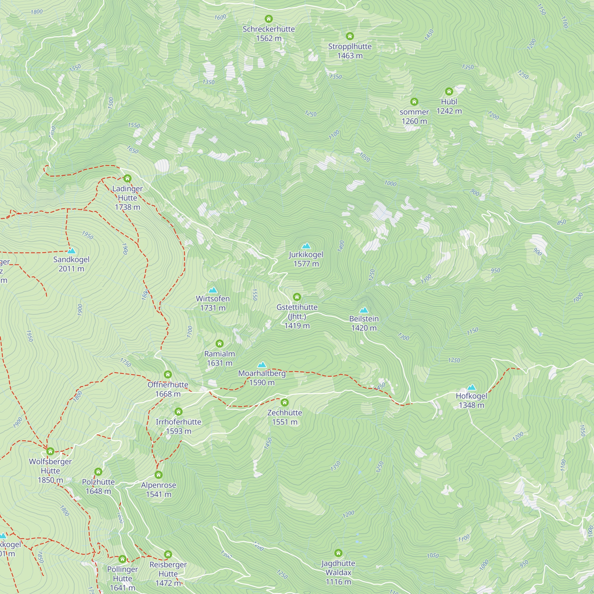 Gstettihütte (Jhtt.) map