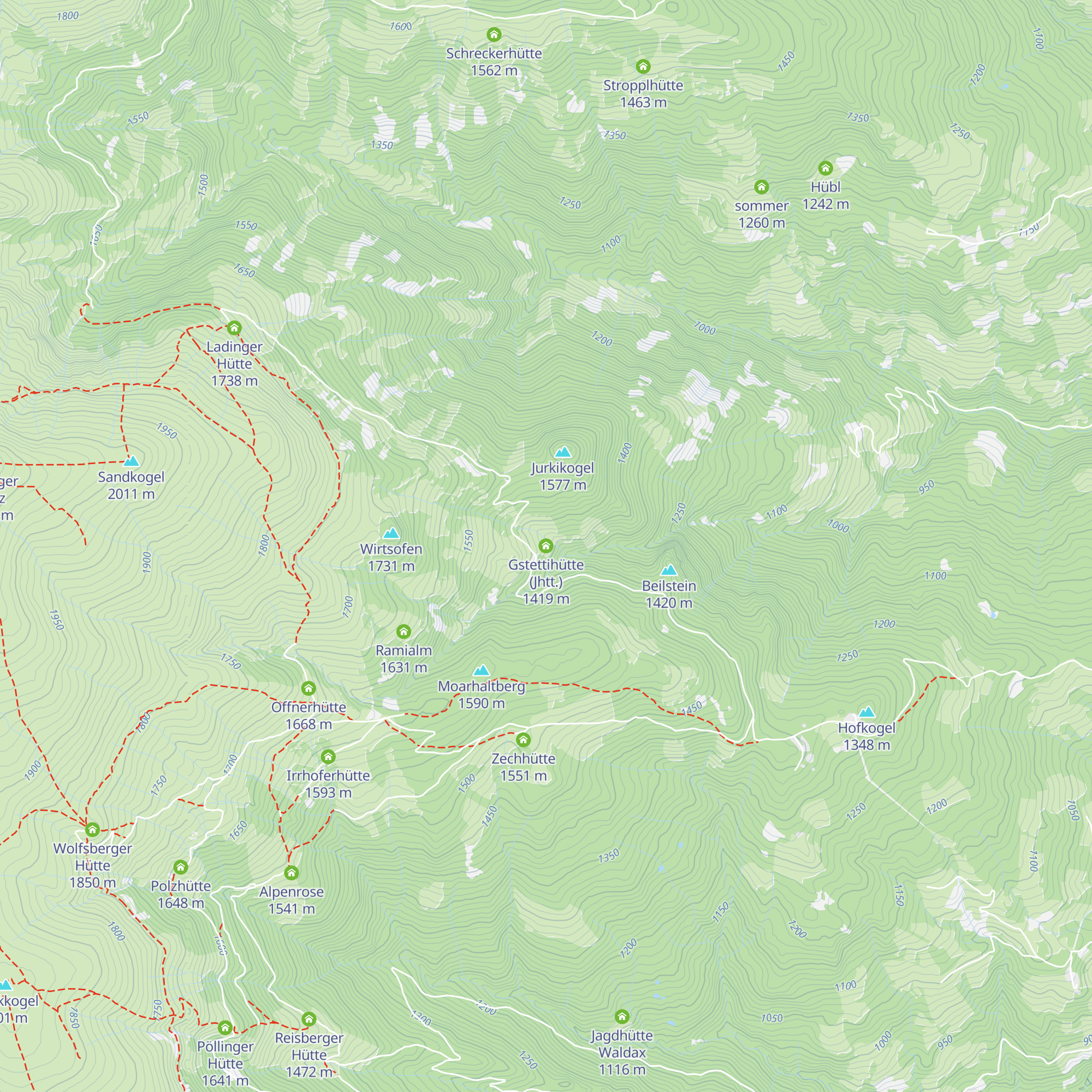 Gstettihütte (Jhtt.) map