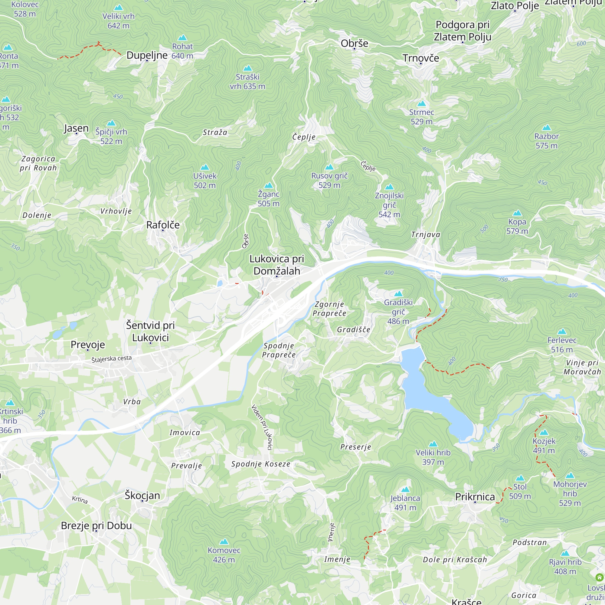 Marché Gostinstvo map