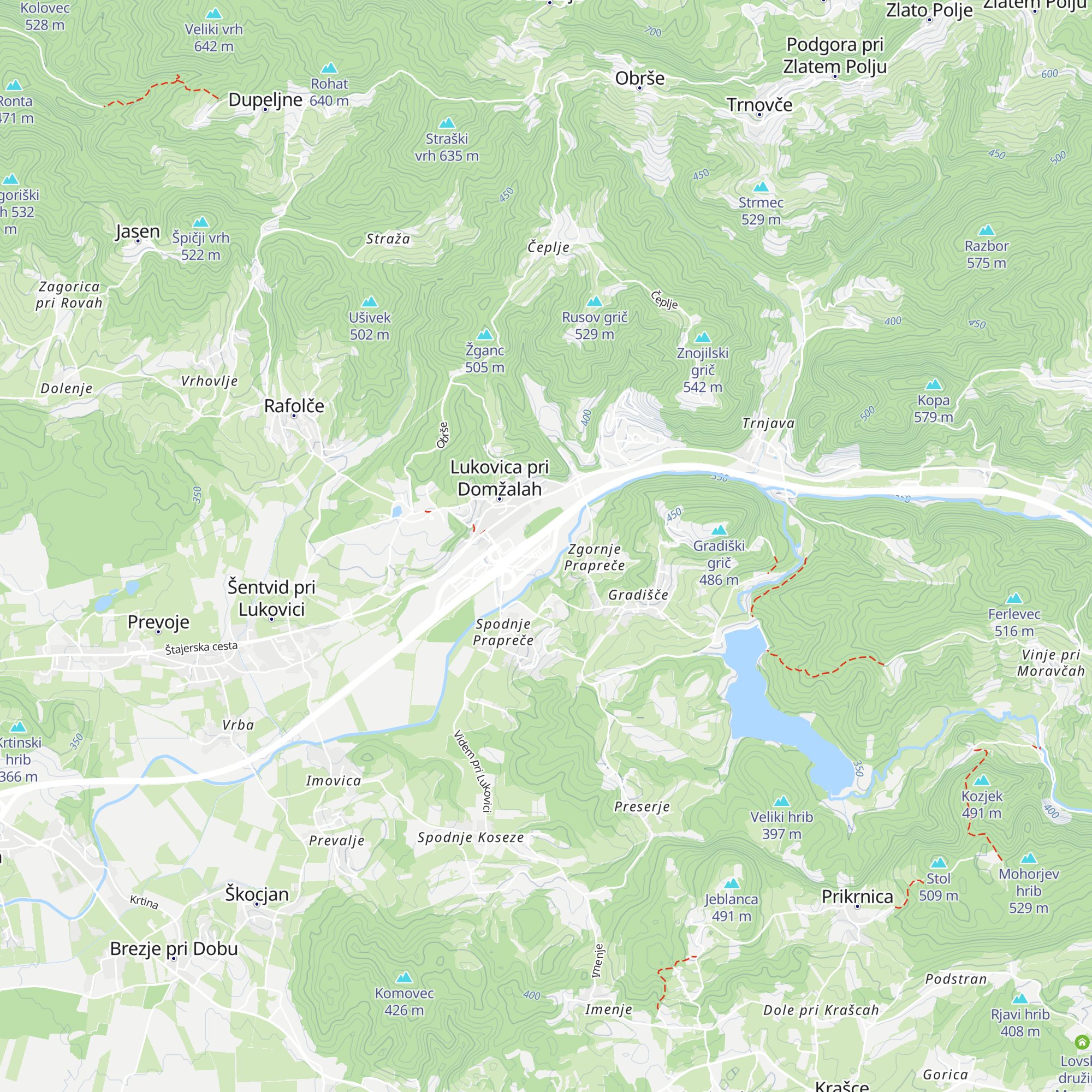 Marché Gostinstvo map