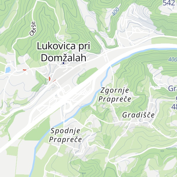 Map of Marché Gostinstvo