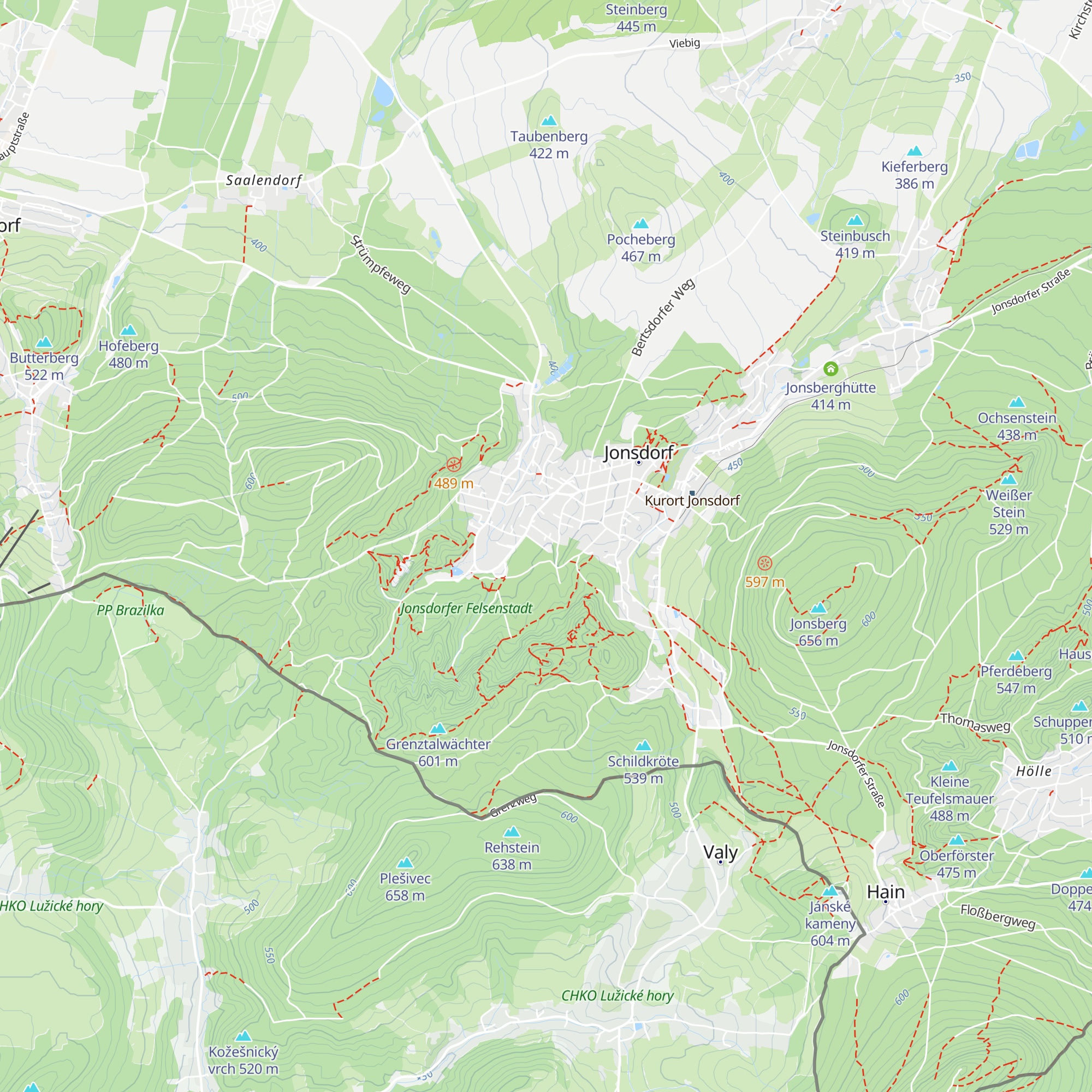 Jonsdorfer Hütte map