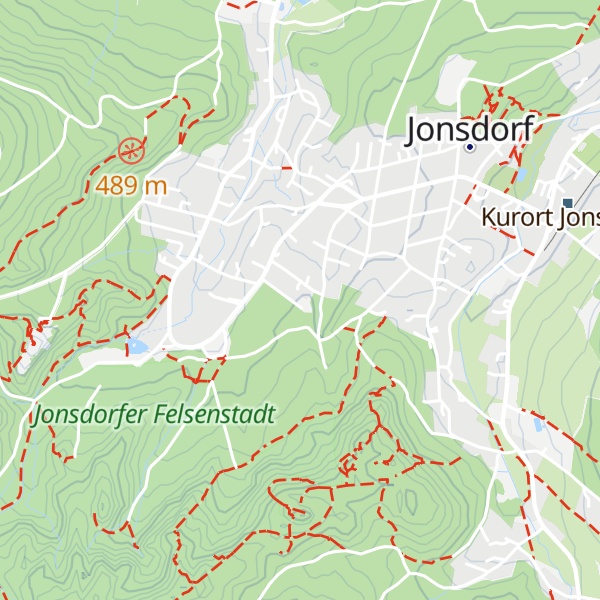 Map of Jonsdorfer Hütte