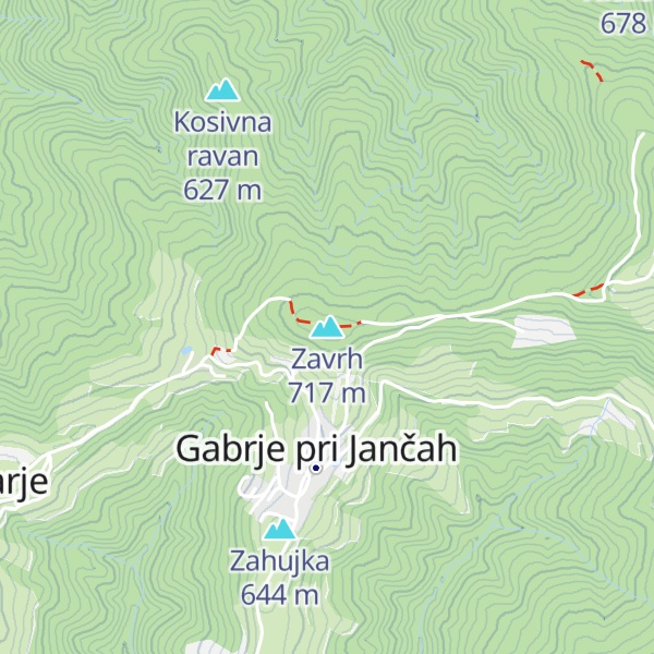 Map of Zavrh