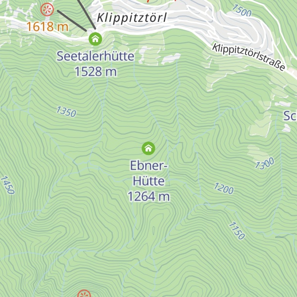 Map of Ebner-Hütte