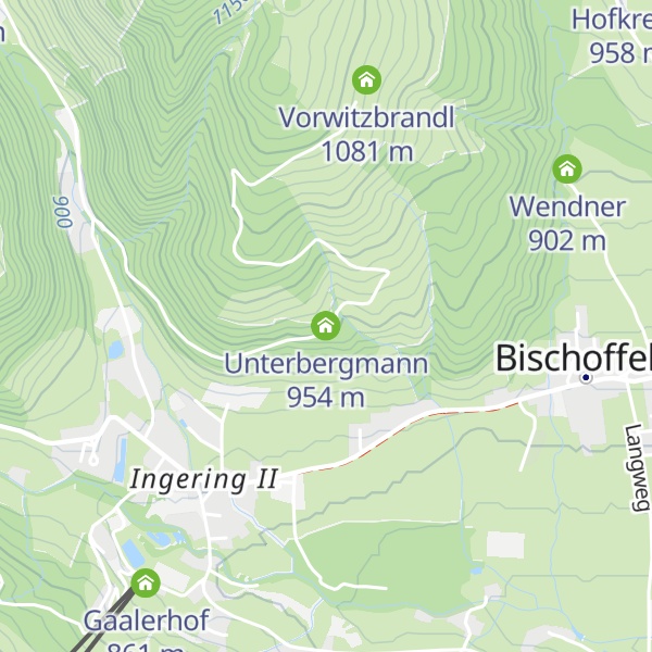 Map of Unterbergmann