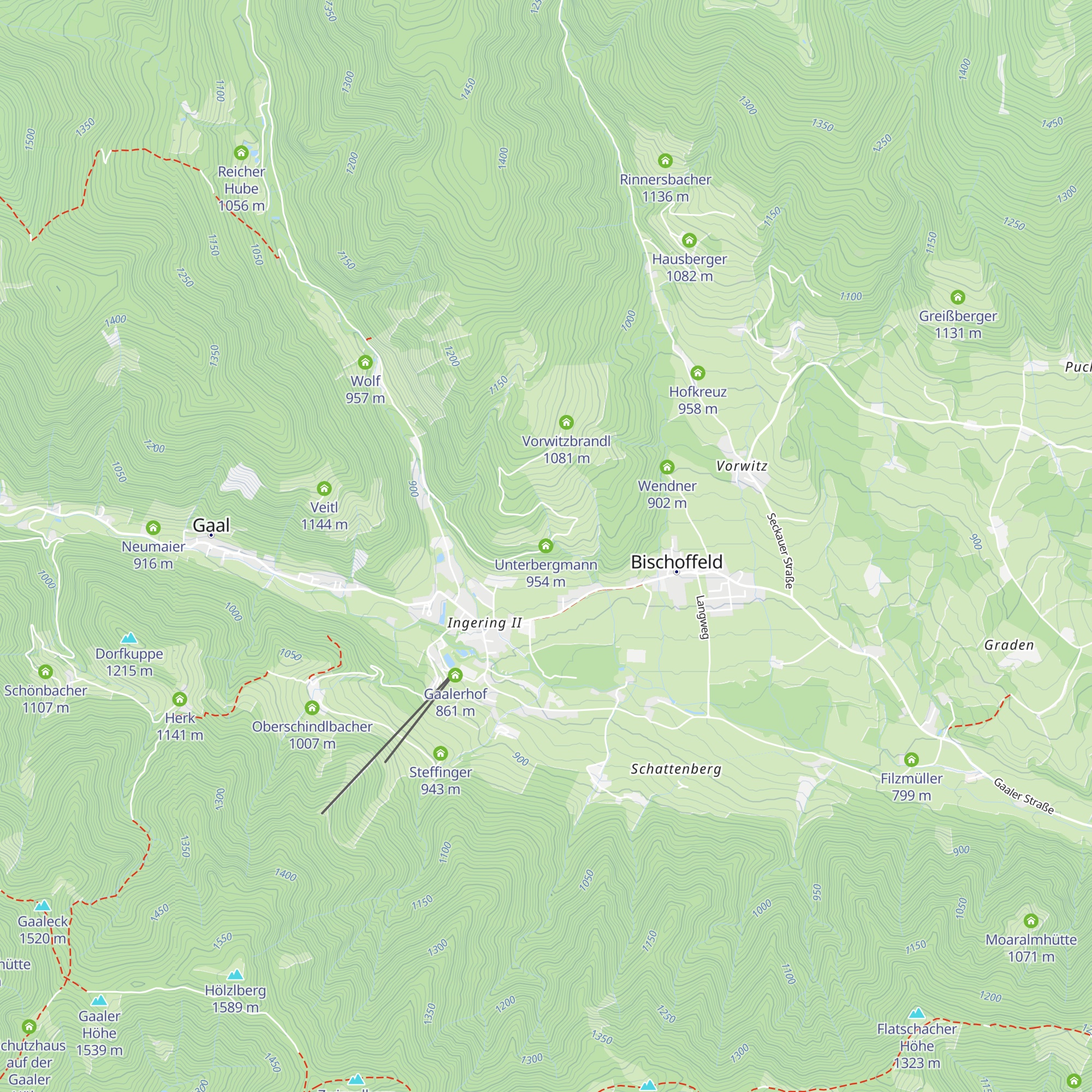 Unterbergmann map