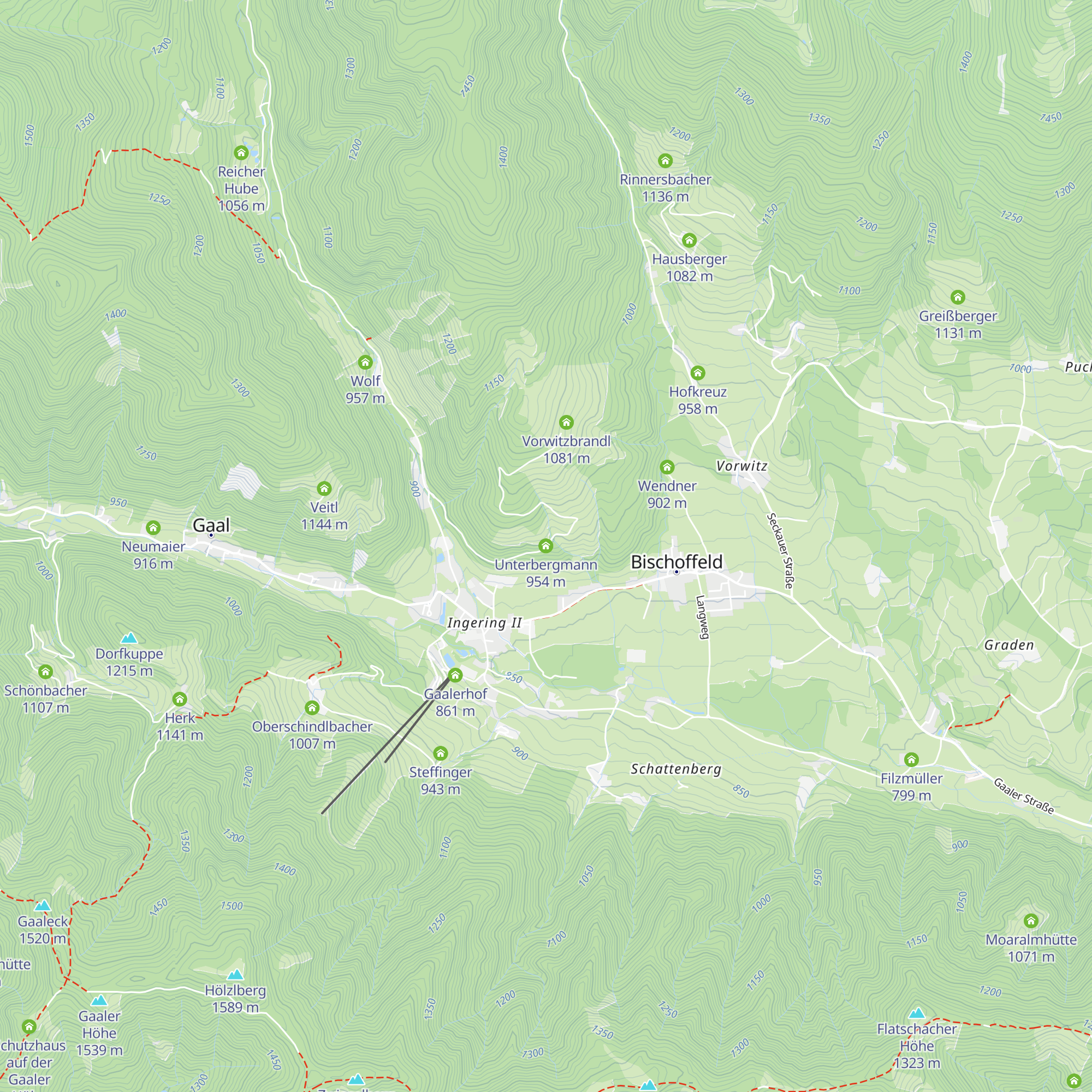 Unterbergmann map