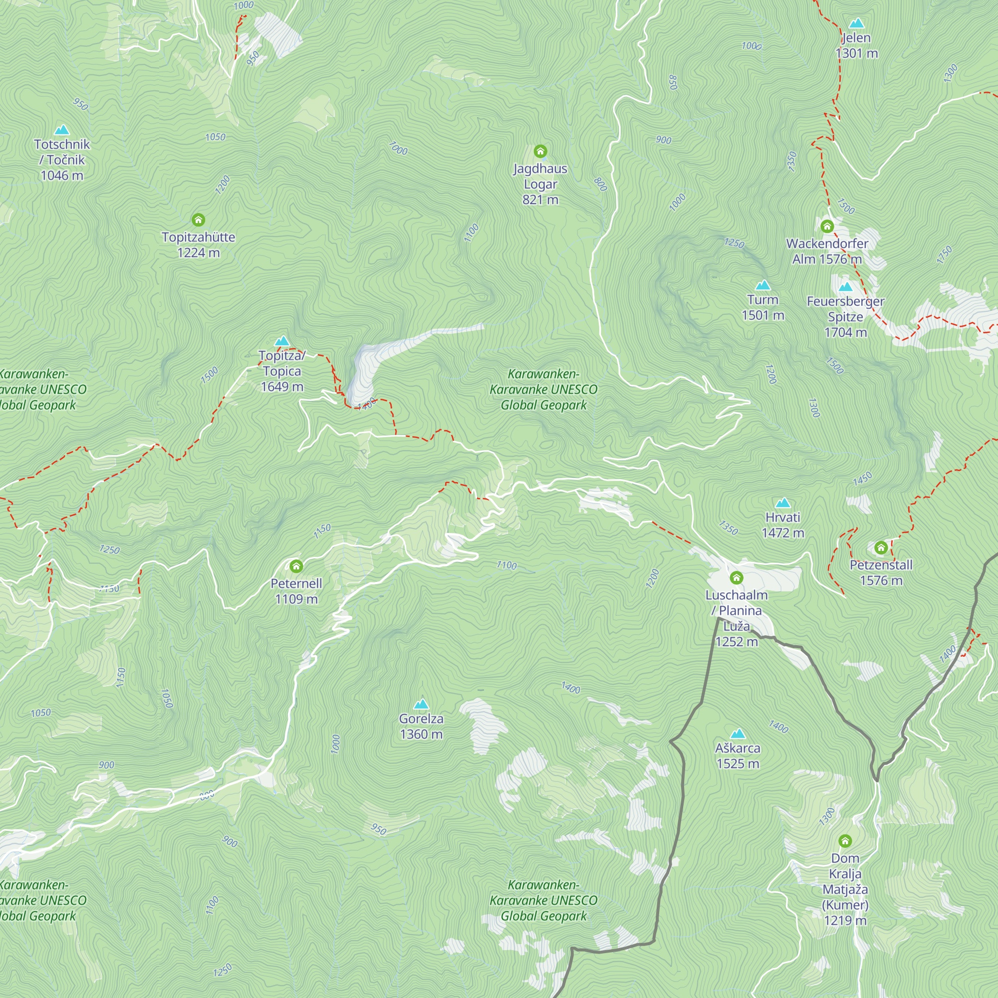 Alpengasthof Riepl-Tschemer map