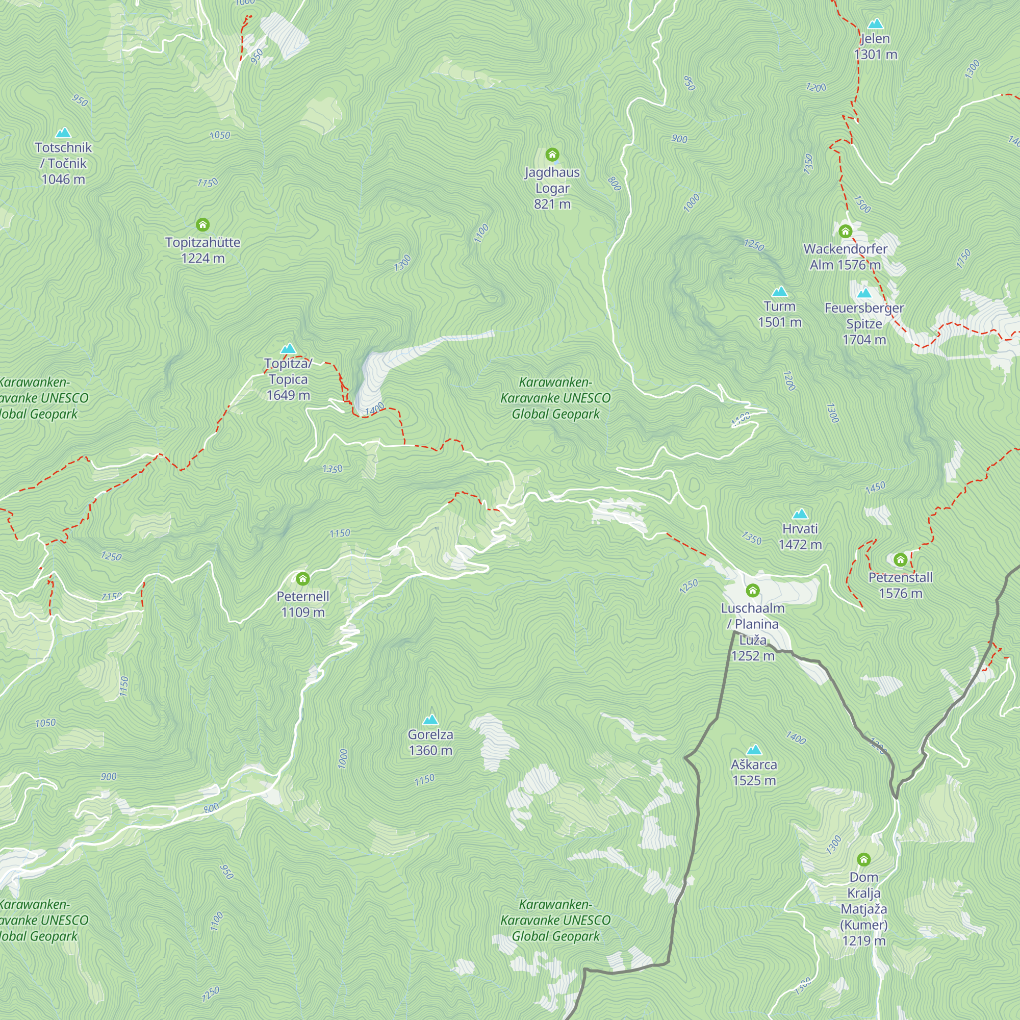 Alpengasthof Riepl-Tschemer map