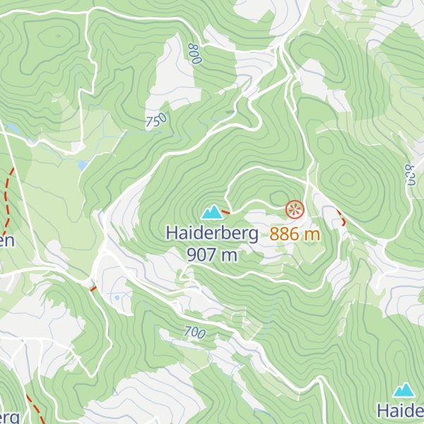 Map of Haiderberg