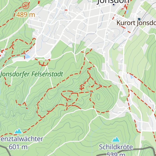 Map of Hohle Wand