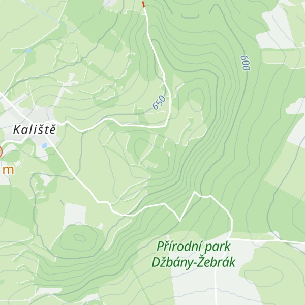 Map of Džbány