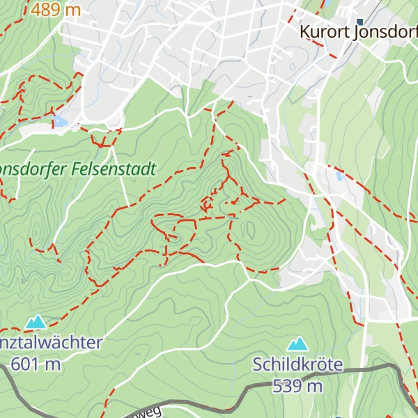 Map of Carolafelsen