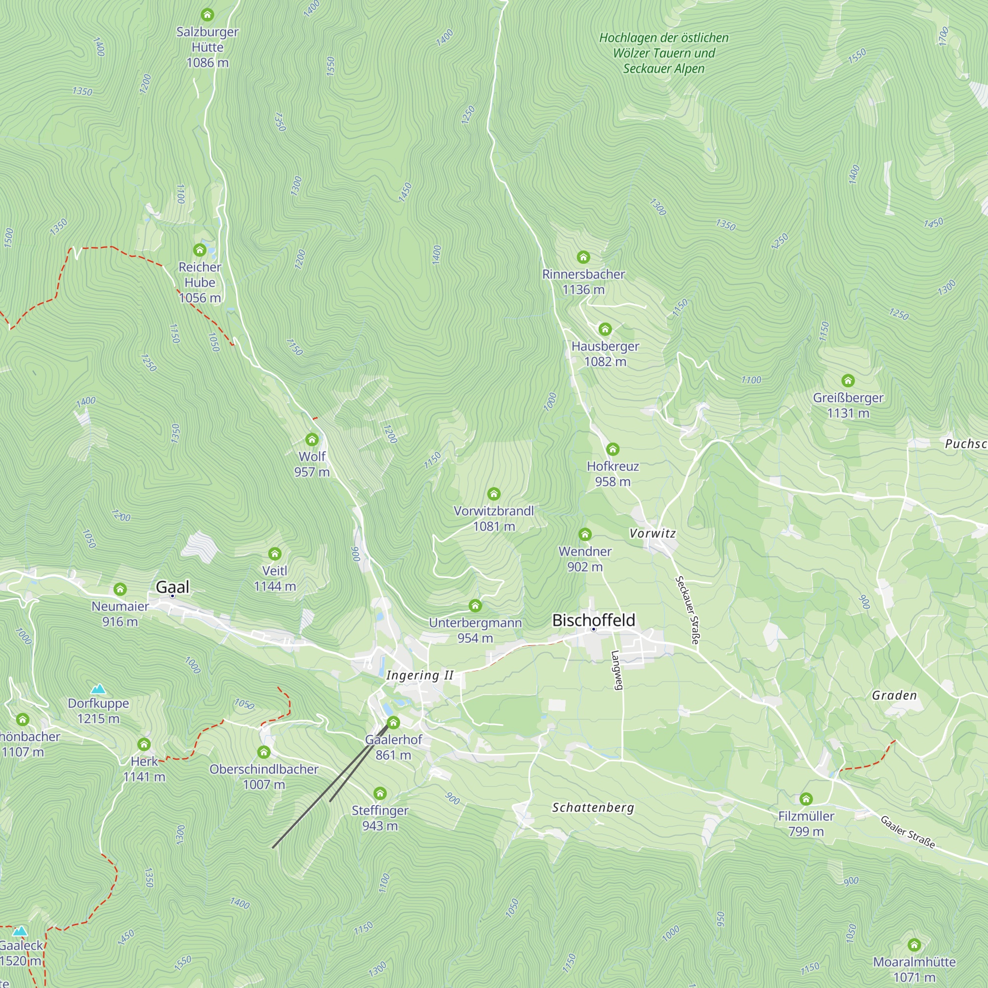 Vorwitzbrandl map