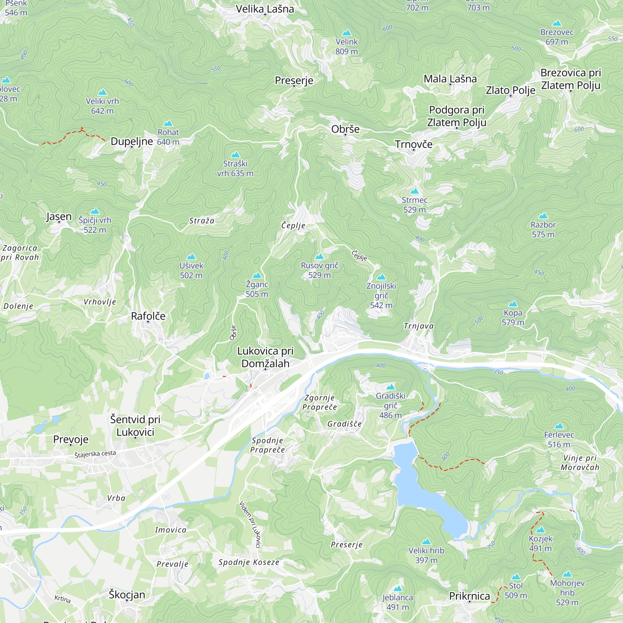 Lovski dom LD Lukovica map