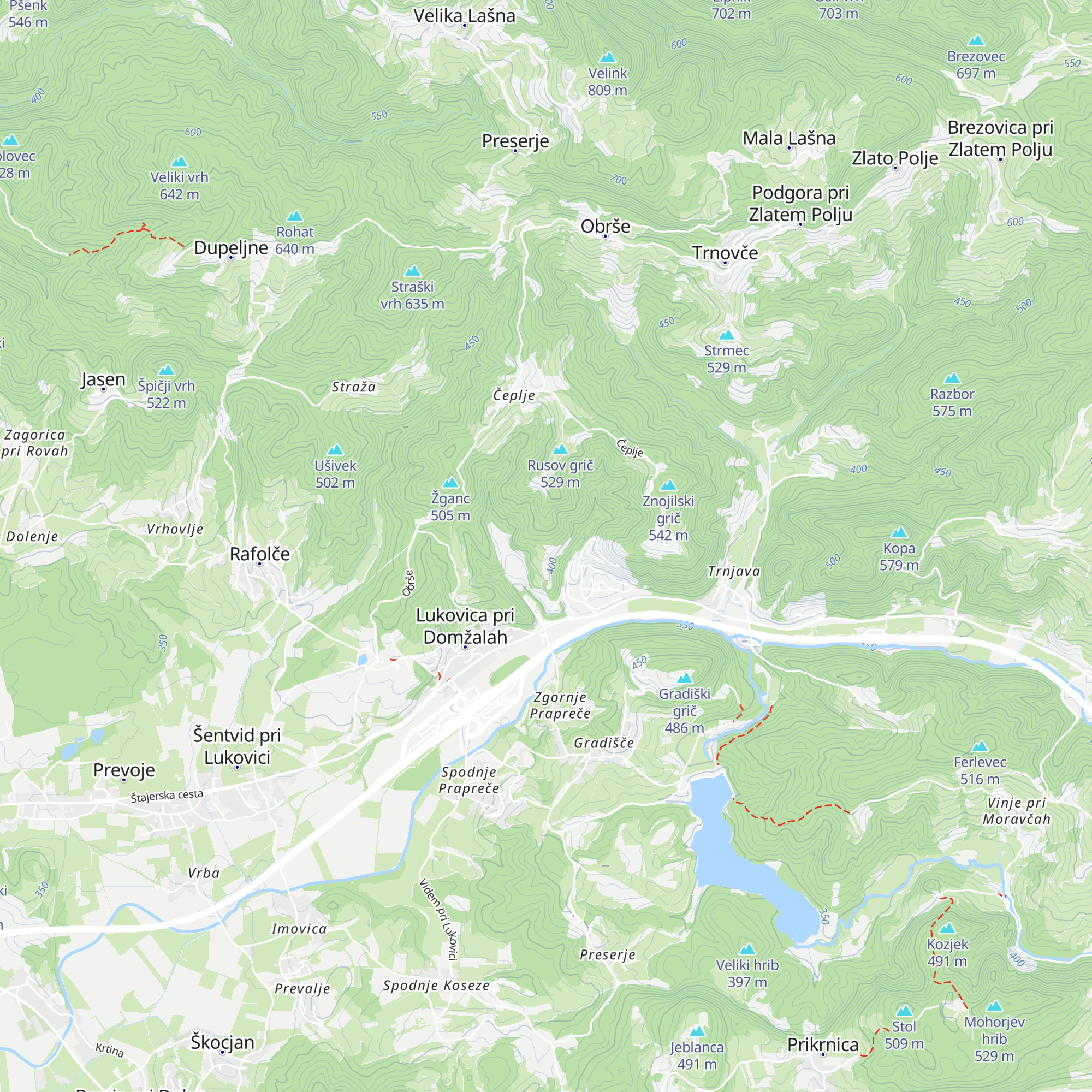 Lovski dom LD Lukovica map