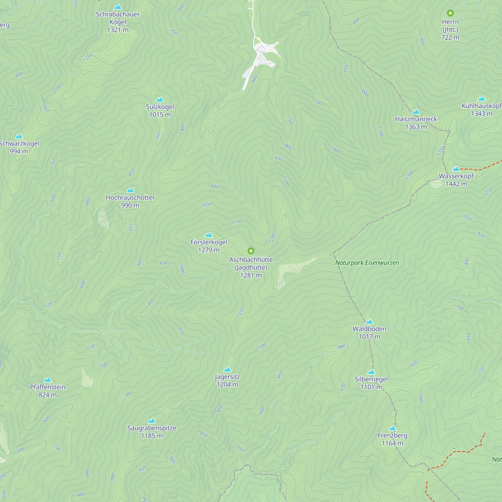 Aschbachhütte (Jagdhütte) map