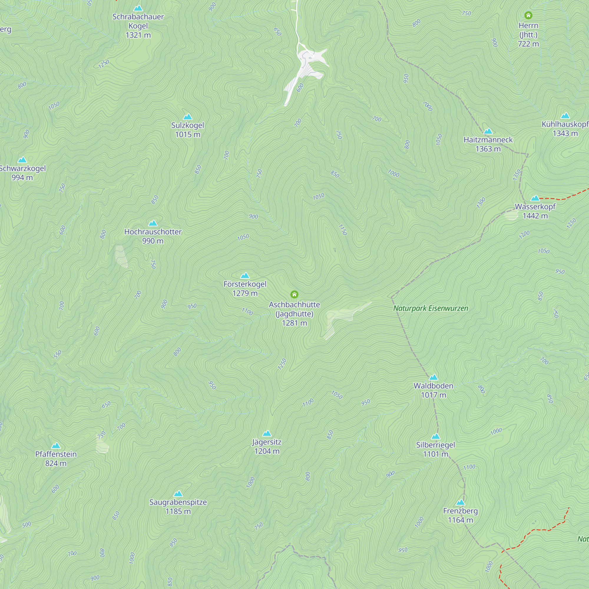 Aschbachhütte (Jagdhütte) map