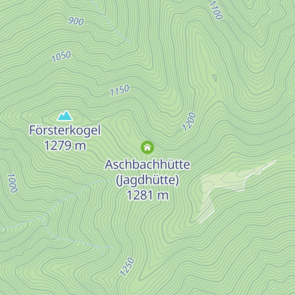 Map of Aschbachhütte (Jagdhütte)