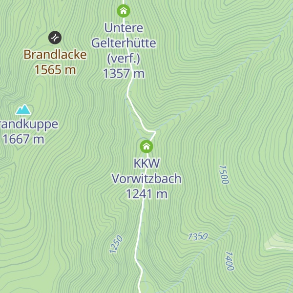 Map of KKW Vorwitzbach
