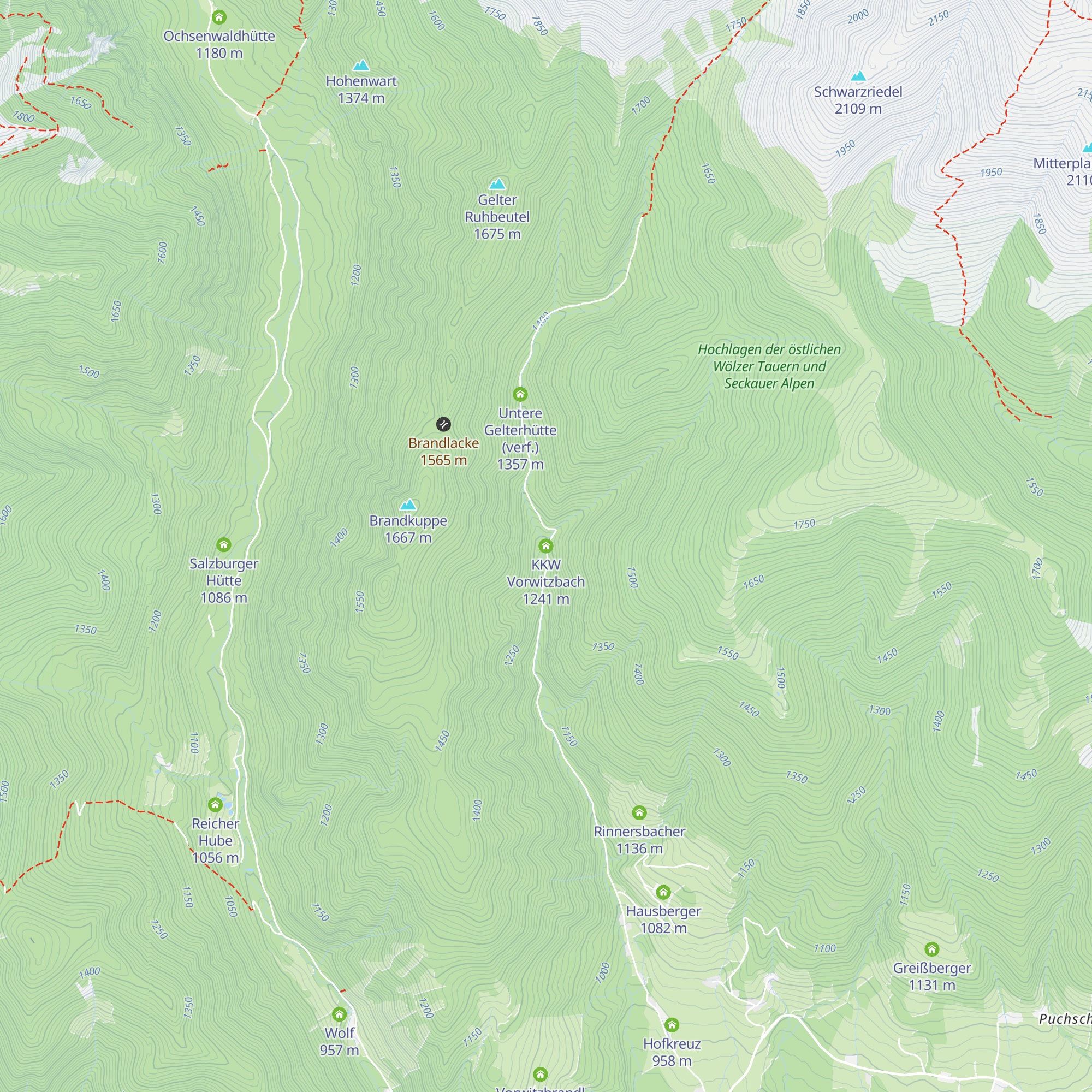 KKW Vorwitzbach map