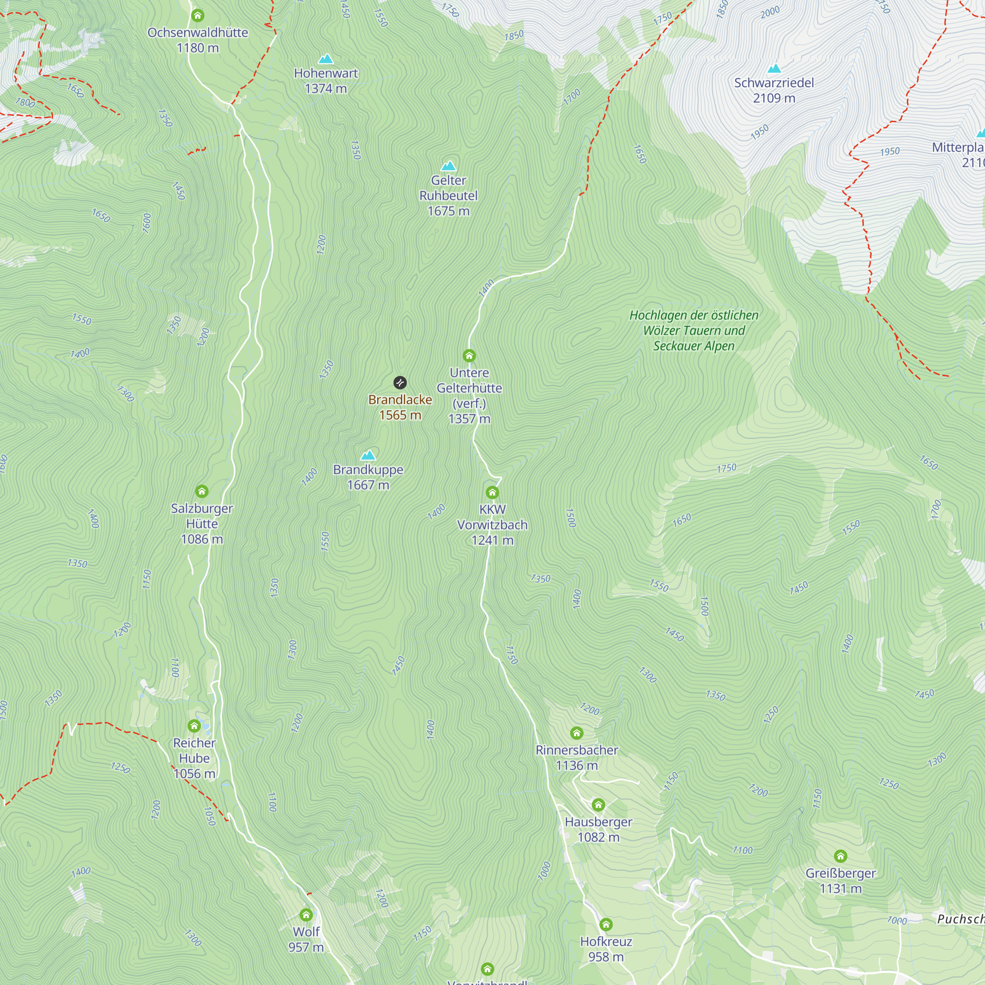 KKW Vorwitzbach map