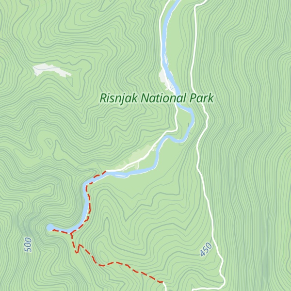 Map of Visitor Center - Birthplace of the Kupa River