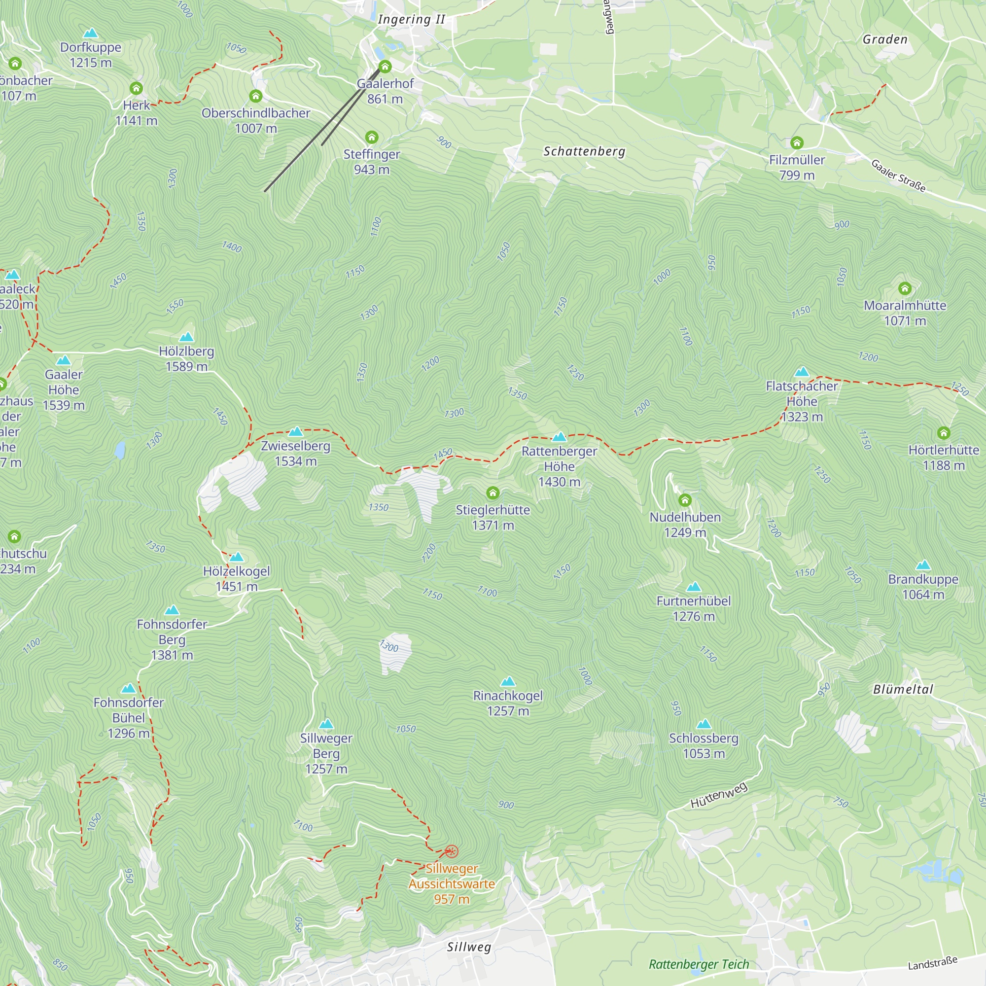 Stieglerhütte map