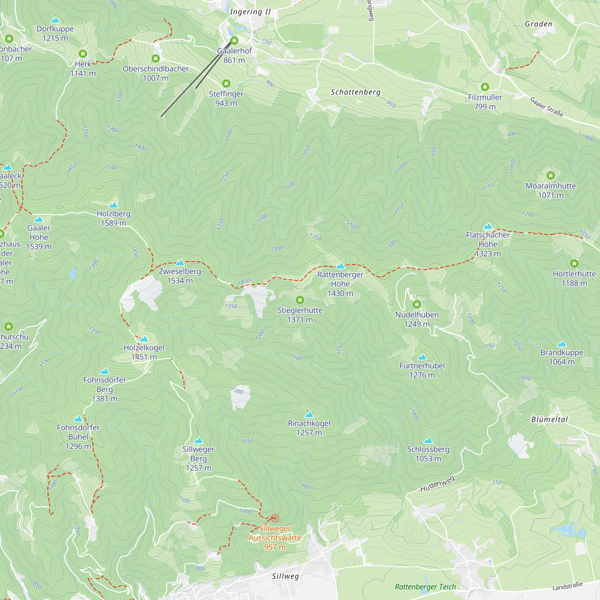 Stieglerhütte map