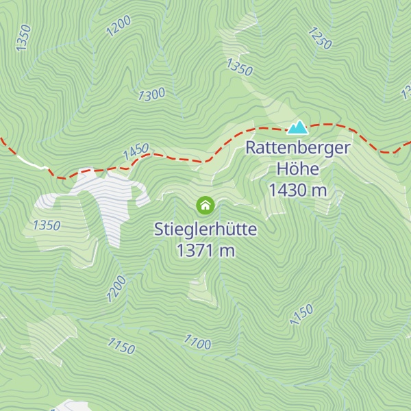 Map of Stieglerhütte