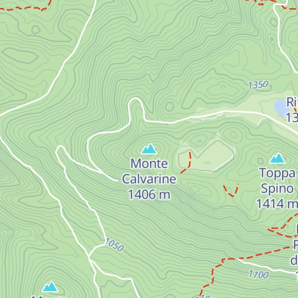 Map of Monte Calvarine