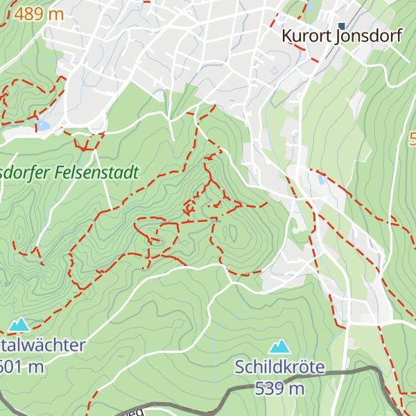 Map of Schutzhütte Weißer Bruch