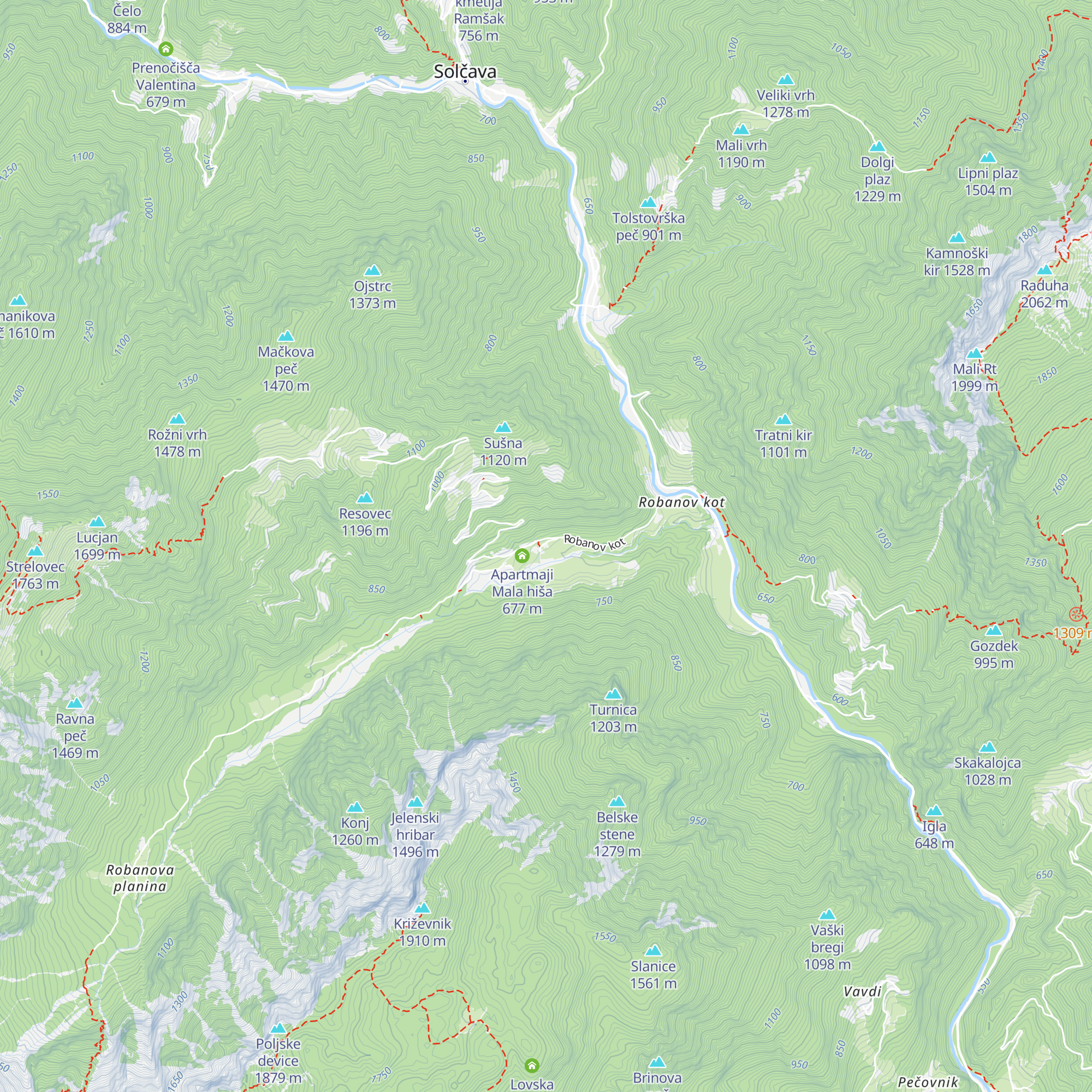Turistična kmetija Govc-Vršnik map