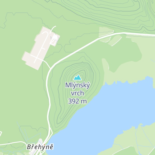 Map of Mlýnský vrch